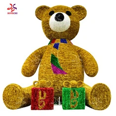 Lumibear Majesty: ステートメント照明のための巨大なクマの彫刻ランプ